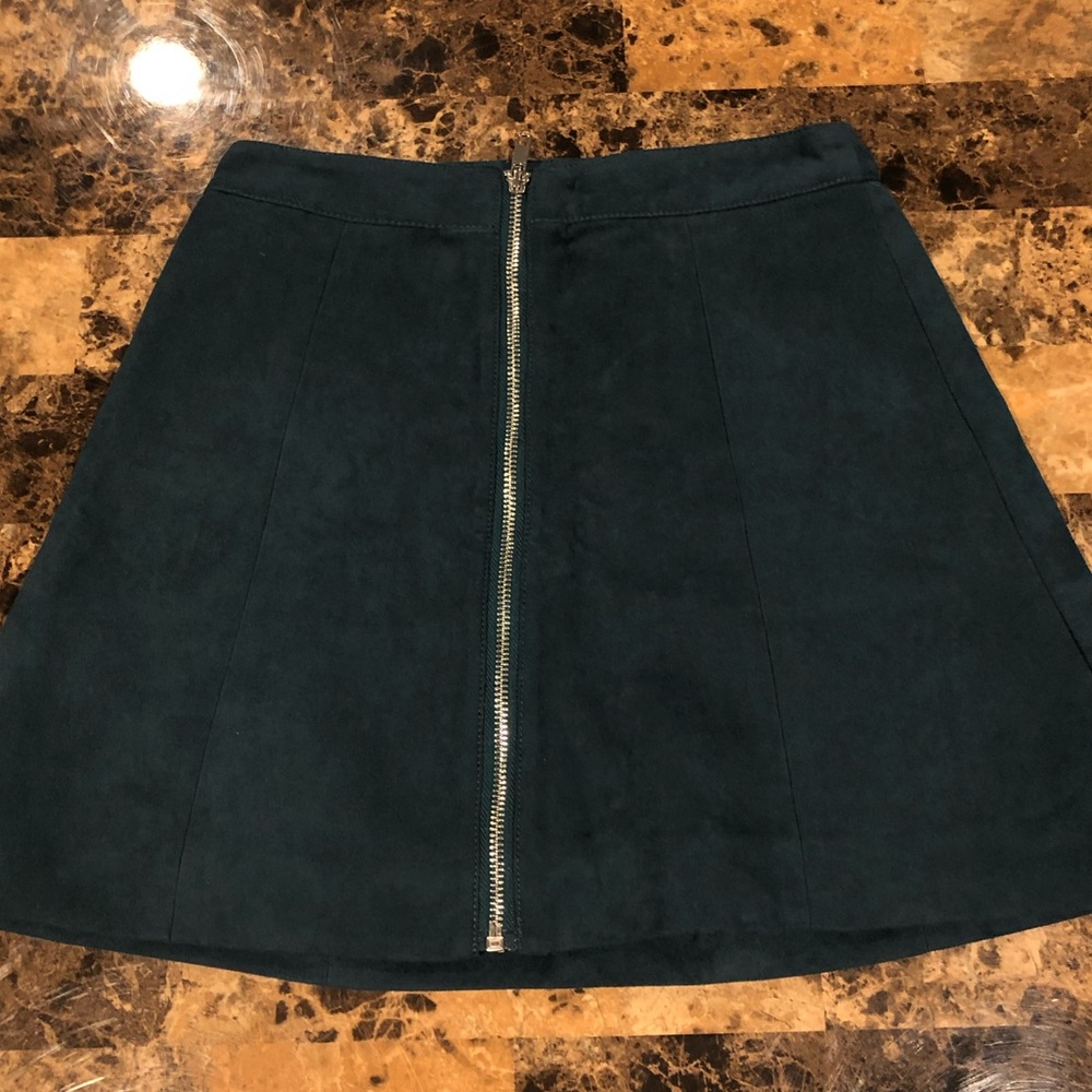 Divided H&M velvet skirt